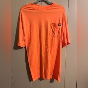 Wrangler Men's Vibrant Orange Short Sleeve Tee